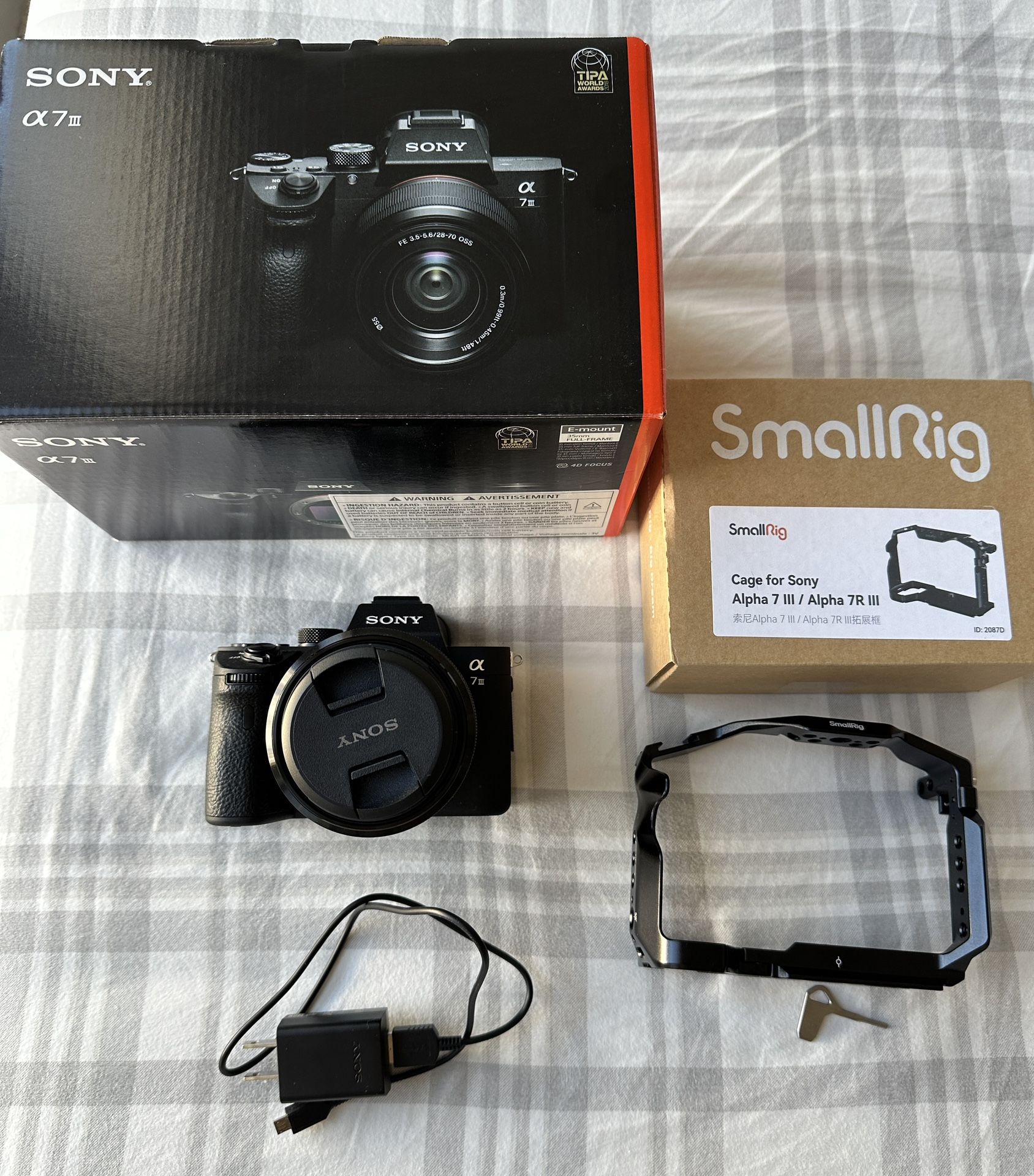 Sony A7 III (ILCE‑7M3K) Full Kit Included