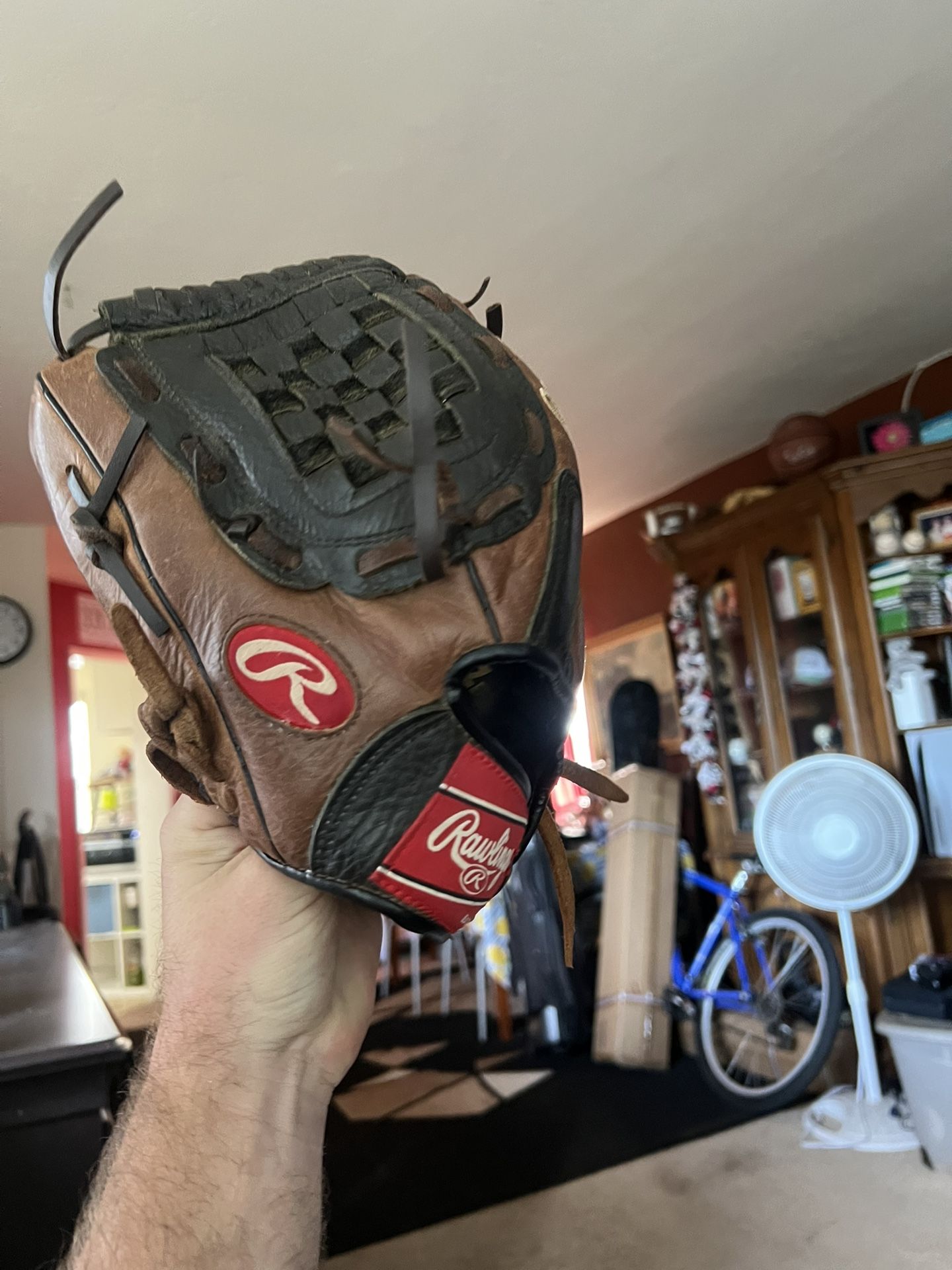 Rawlings D115BBPT Premium Series 11.5” Youth Leather Baseball Glove Left Handed Thrower Lefty