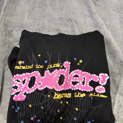 Black Spider Hoodie Medium