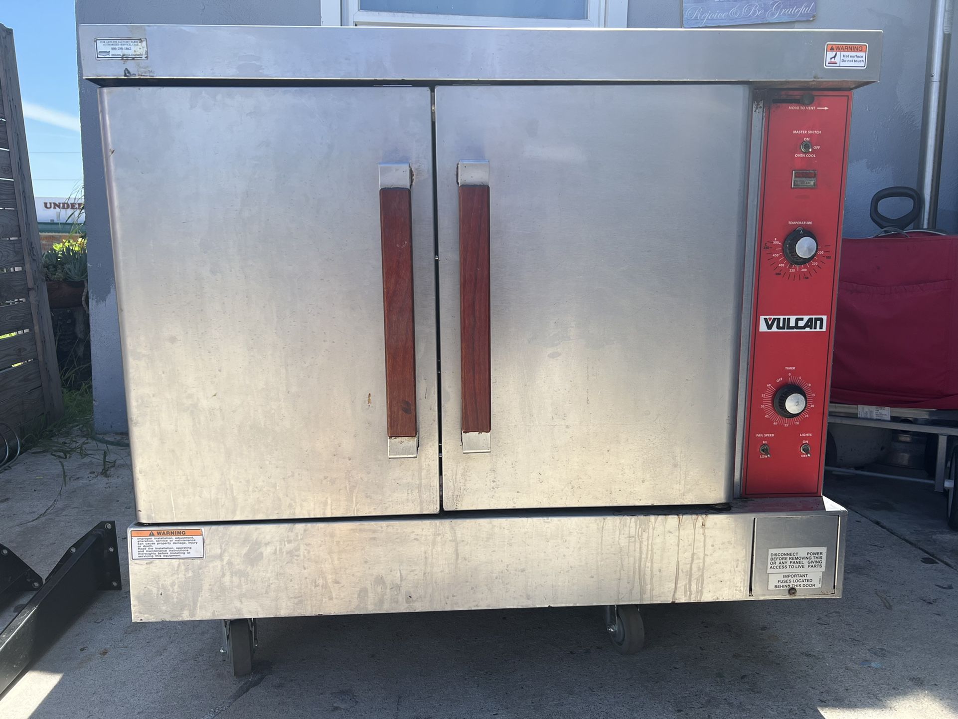 Vulcan Oven