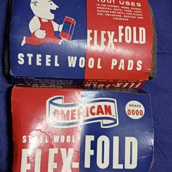 Vintage American Flex-Fold Steel Wool Box from 1950’s