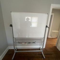 Rolling Double Sided Whiteboard