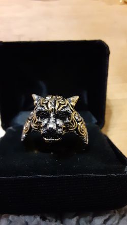 Mens size 12 Cheetah ring