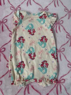 little mermaid romper