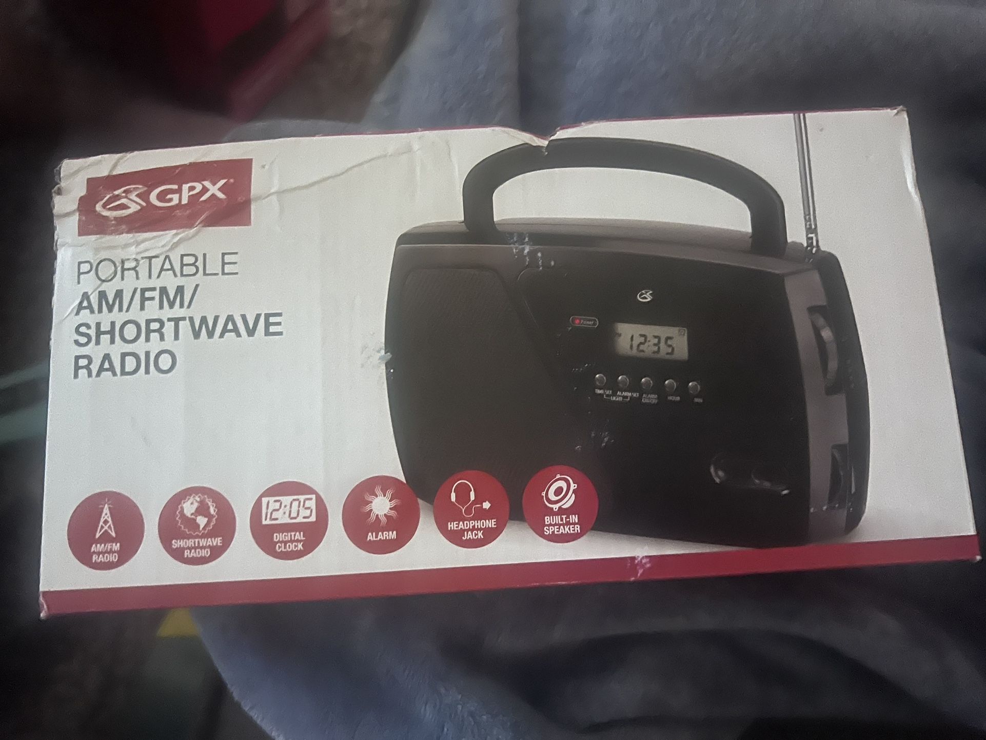 GPX Portable AM/FM/Shortwave Radio