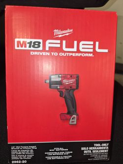 M18 1/2" mid torque Milwaukee impact