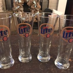 Miller Lite Pilsner Glassware