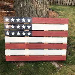 American Flag Wood Pallet 🇺🇸