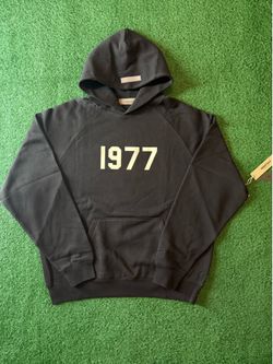 Fear of God Essentials 1977 Hoodie Black Size Medium