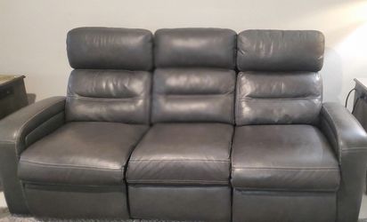 Dual Leather Recliner