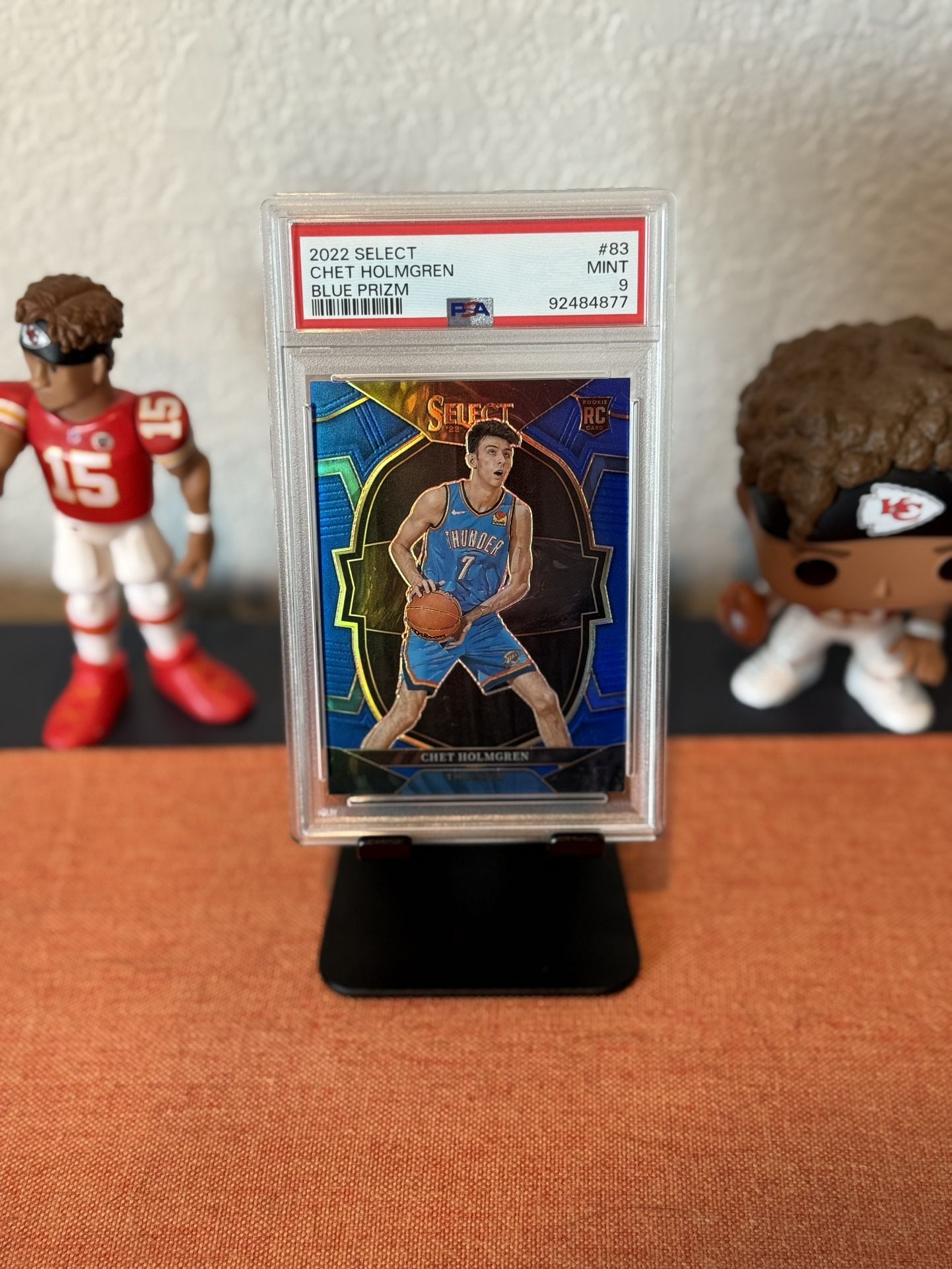 Chet Holmgren 2022 Select Blue Prizm Rookie #83 PSA 9π
