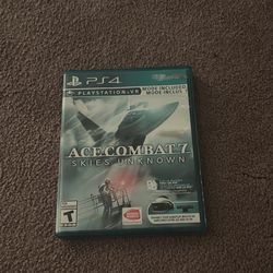 Ps4 game ace combat 7 skies unknown