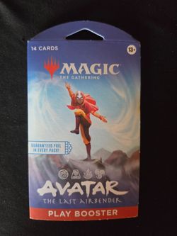 Magic: The Gathering (MTG) x Avatar: The Last Airbender Play Booster Pack.
