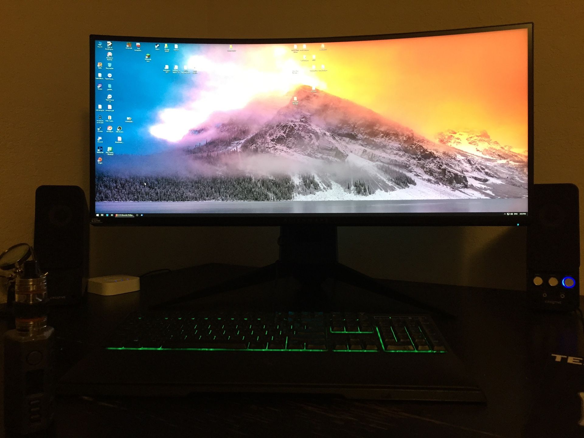 Alienware - AW3418DW 34.14" IPS LED UltraWide HD G-SYNC Monitor