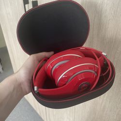 Beats Red Headphones 