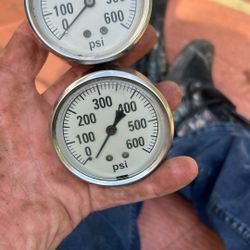 0 To 600 Psi Stainless Steel Gauges
