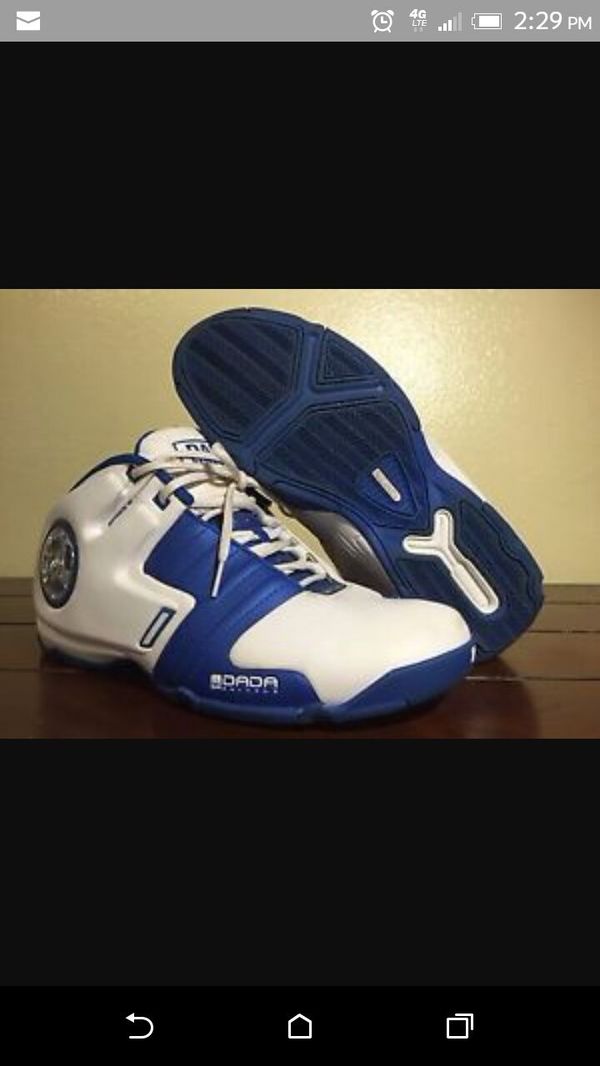 DADA Spree's Supreme Spinners Latrell Sprewell Blue size 11.5 20 for