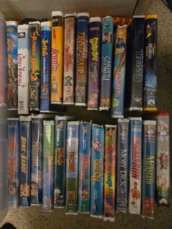 100 plus VHS's