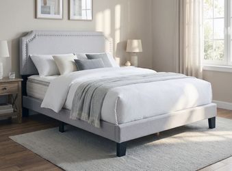 Queen Bed with Mattress 🚛