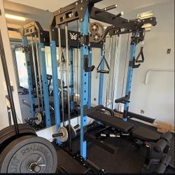NEW IN BOX - Major Fitness F22 - Squat Rack Power Cage Functional Trainer with Smith Machine Option 