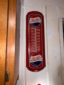 Vintage Pepsi-Cola Advertising Thermometer