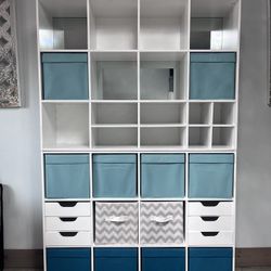 Craft Office Storage Organizer Cube Shelf