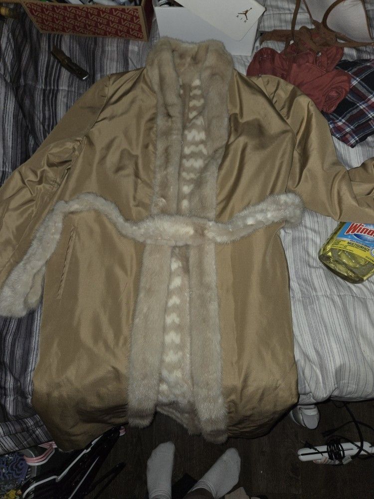 Vintage Fur Fox Penny Lane Coat