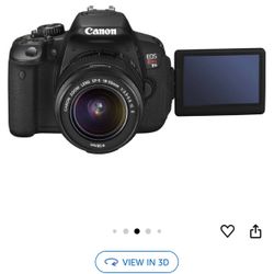 Canon EOS Rebel T4i 18.0 MP CMOS Digital Camera with 18-135mm EF-S is STM Lens