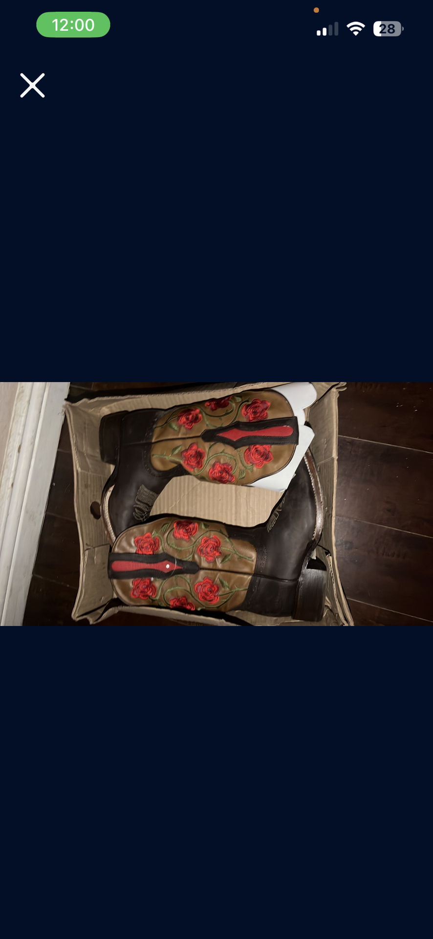 Women's Brown and Red Boots