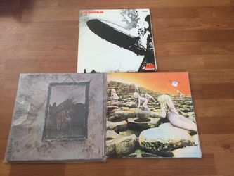 3 Led Zeppelin Vinyl Record Lot