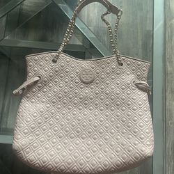 Tory Burch Quilted Tote Bag 