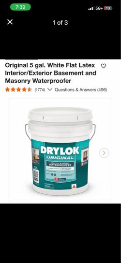 DRY LOCK 5 GL WHITE FLAT