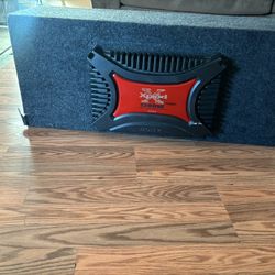 Sony Xplod Amp w/Subwoofer Box & Speaker