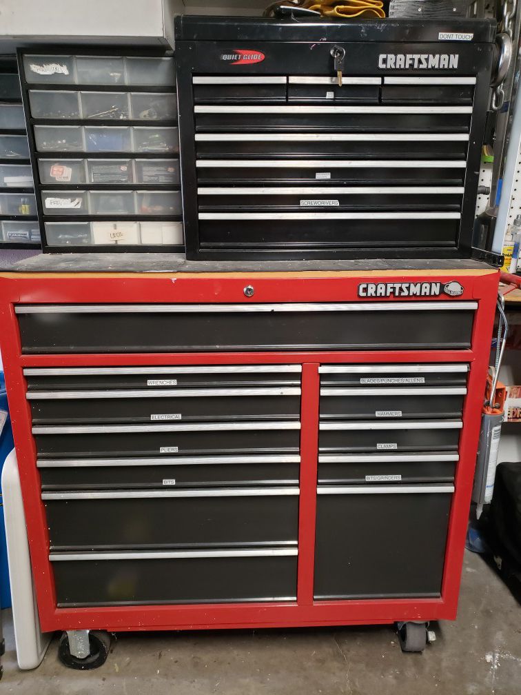 Craftsman 12 Drawer toolbox tool box chest