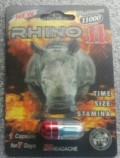 Rhino 11/110 Platinum Male Enhancement fast acting long lasting sex pill 100% Genuine