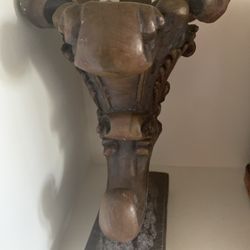 Solid Wood , Book Holder And Candle Holder 