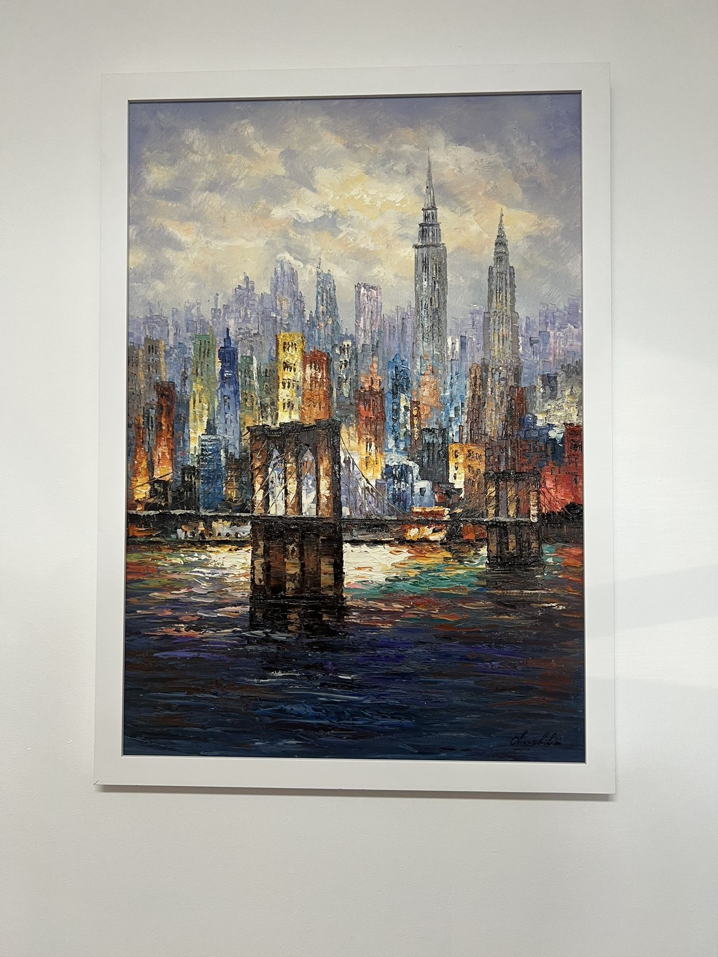 Original oil painting on canvas 