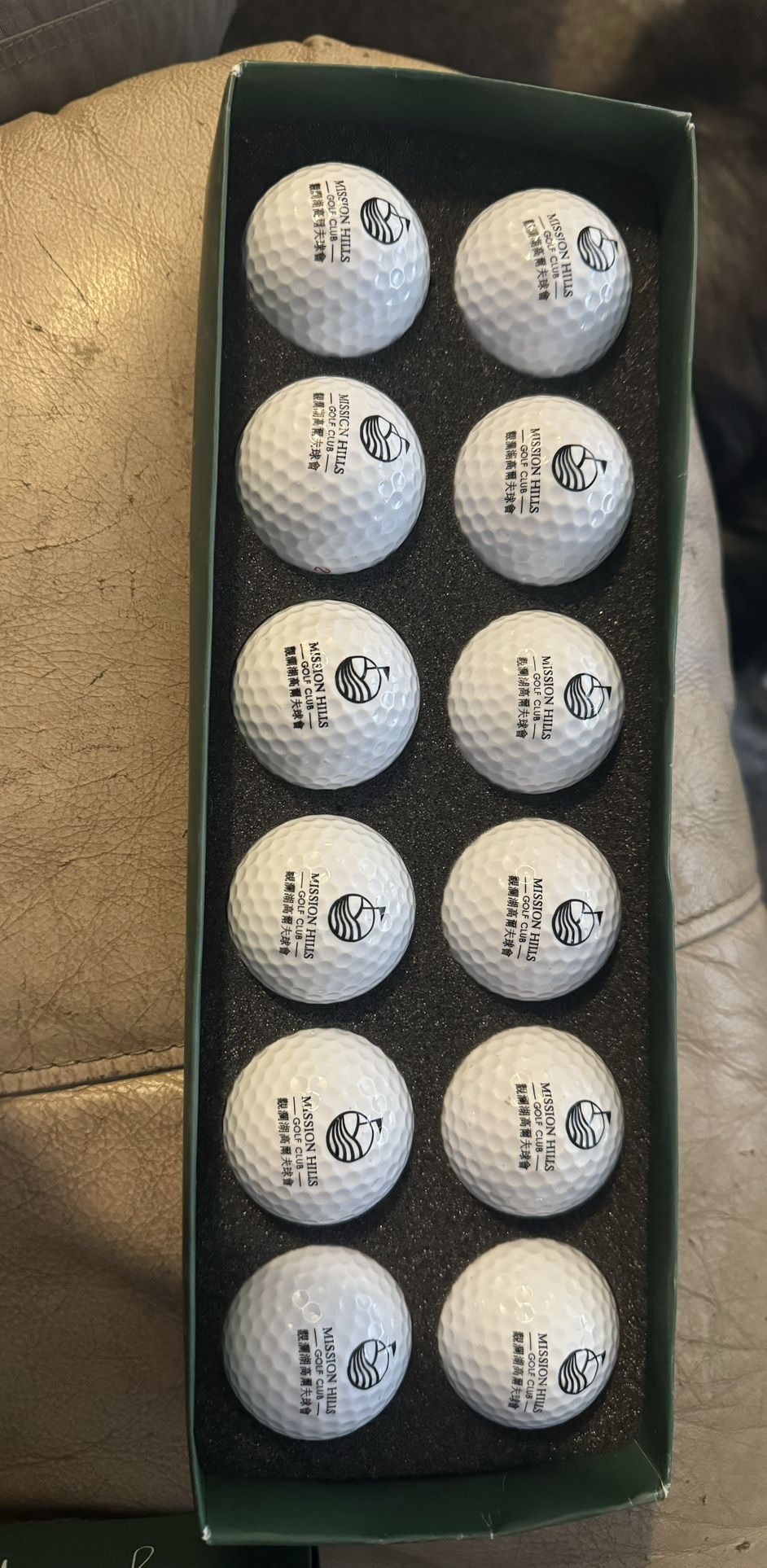 Mission Hills Golf Club Signed Balls