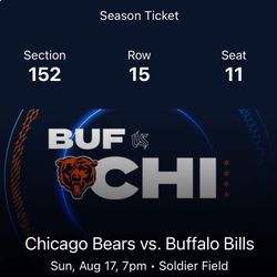 Bears vs Buffalo Bills - Awesome Seats