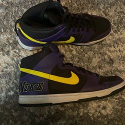 Nike Dunk High Premium EMB “lakers”