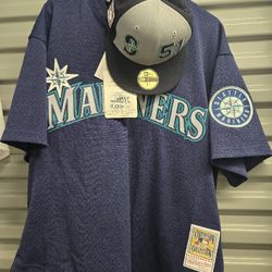 MARINERS JERSEY AND HAT BUNDLE 