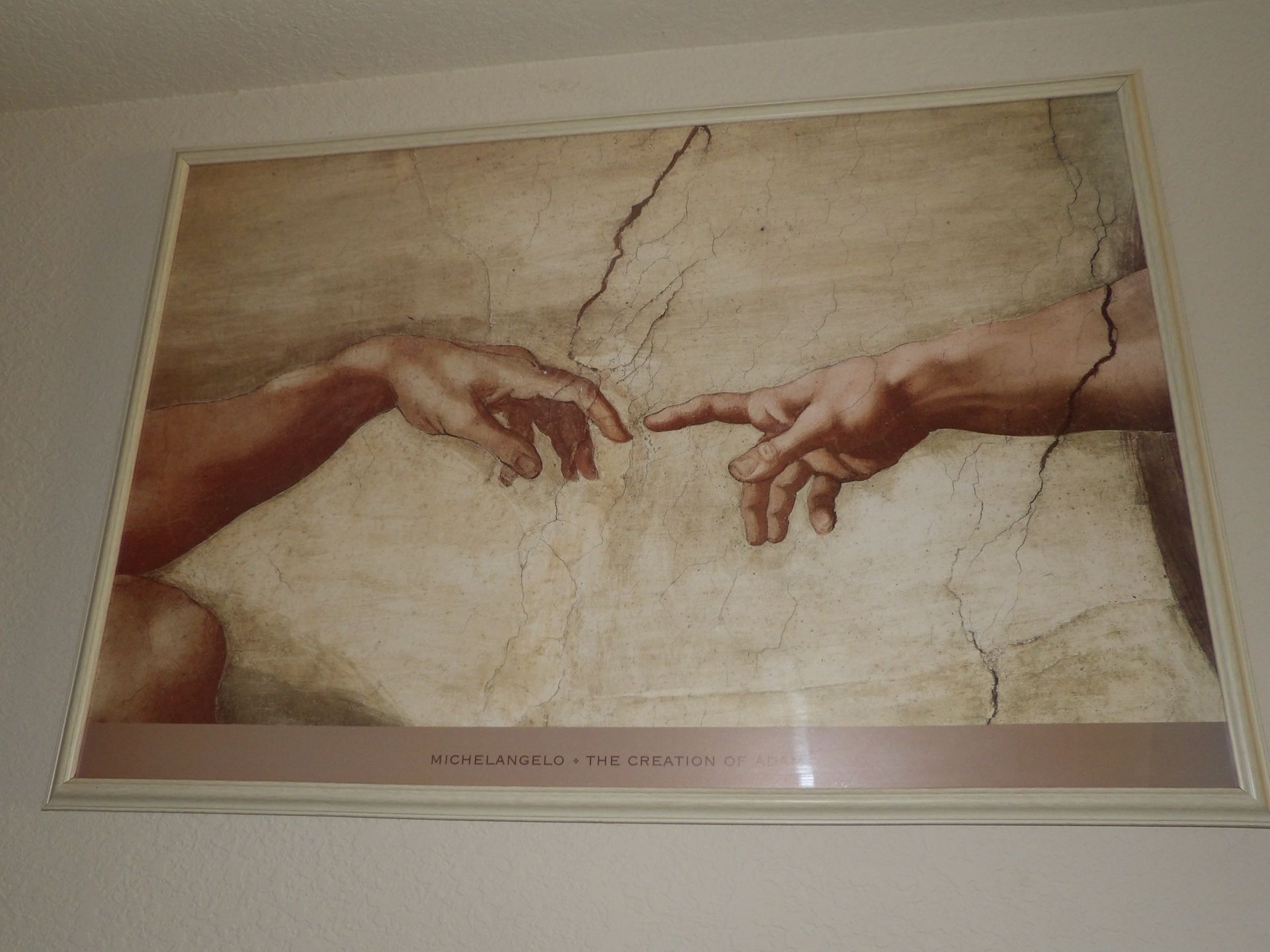 The Creation Of Adam (framed)