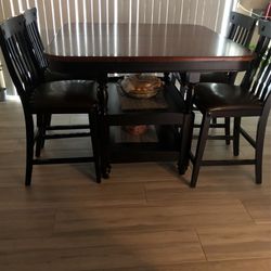 Dinning Table Set  • Bar Stool Chairs Of 6 🪑 