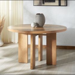Mid Century Modern Safavieh Couture Round 47.75" Dining Table