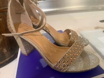 Champagne heels. Size 8.5