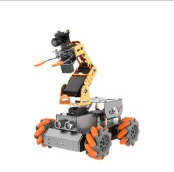 Hiwonder MasterPi AI Vision Robot Arm with Mecanum Wheels Car Powered by Raspberry Pi Open Source Robot Car (Raspberry Pi 4B 8GB Included)