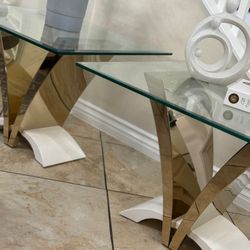 Modern Glass Console Table 