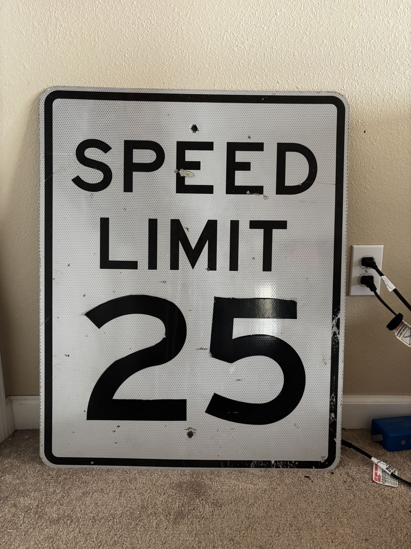 speed limit street sign