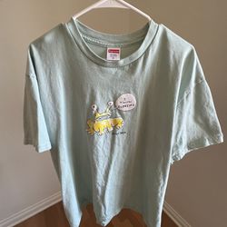 Supreme x Daniel Johnston Frog Tee 'Light Teal' XL