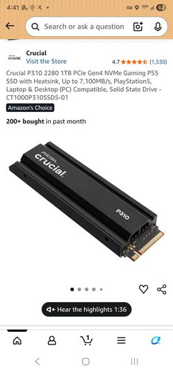 Crucial p310  1tb